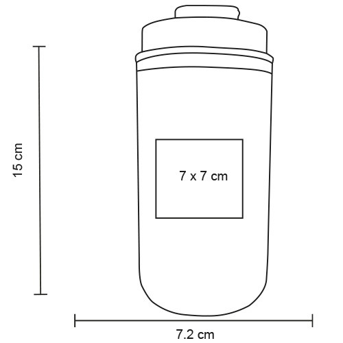 Termo Luar T 302 NEGRO (T302 – int acero inoxidable/ext acero inoxidable – articulo promocional)