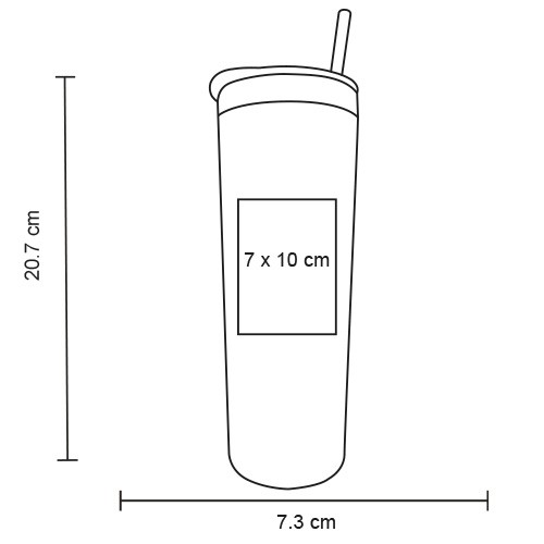 Termo Vidanta T 304 NEGRO (T304 – int acero inoxidable/ext acero inoxidable – articulo promocional)