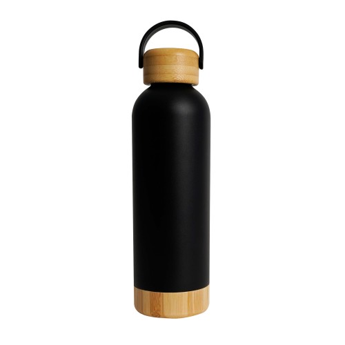 Termo Zafra T 325 NEGRO (T325 – int acero inoxidable/ext acero inoxidable – articulo promocional)