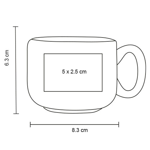 Taza Conca HO 203 GRIS (HO203 – ceramica – articulo promocional)