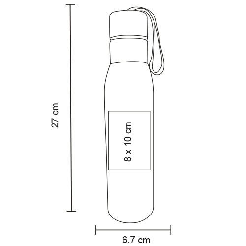 Cilindro Plastico Bluo T 318 BLANCO (T318 – pet / polipropileno – articulo promocional)