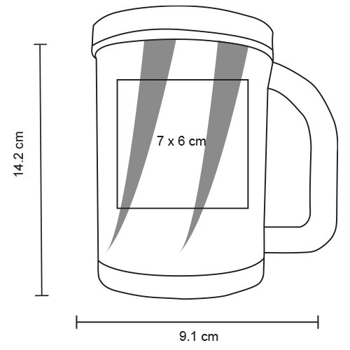 Vaso Miler T 284 TRANSPARENTE (T284 – pet – articulo promocional)