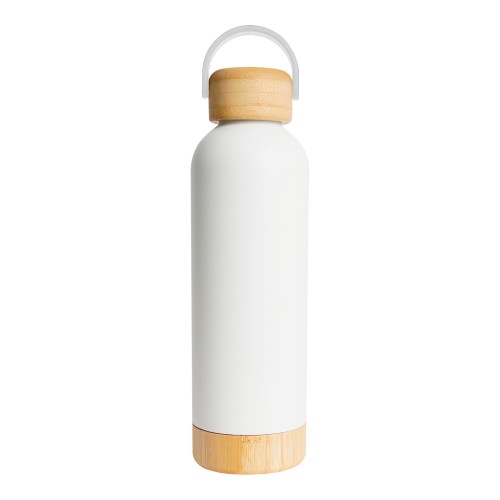 Termo Zafra T 325 BLANCO (T325 – int acero inoxidable/ext acero inoxidable – articulo promocional)