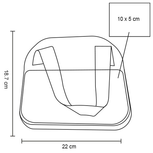 Lonchera Pic LON 059 AZUL (LON059 – poliester – articulo promocional)