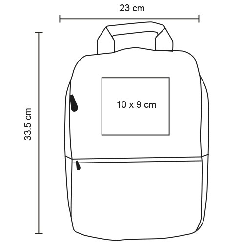 Mochila Dinkel BL 293 ROJO (BL293 – poliester – articulo promocional)