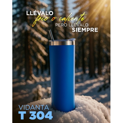 Termo Vidanta T 304 ROJO (T304 – int acero inoxidable/ext acero inoxidable – articulo promocional)