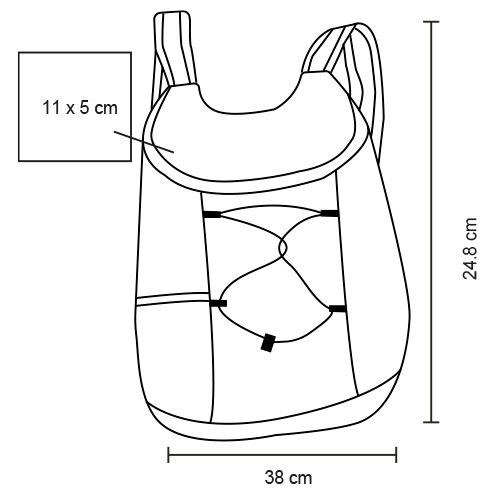 MOCHILA KARDO BL 294 NEGRO (BL294 – POLIESTER – ARTICULO PROMOCIONAL)