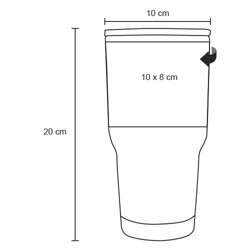 Termo Kohi T 283 BLANCO (T283 – int acero inoxidable/ext acero inoxidable – articulo promocional)
