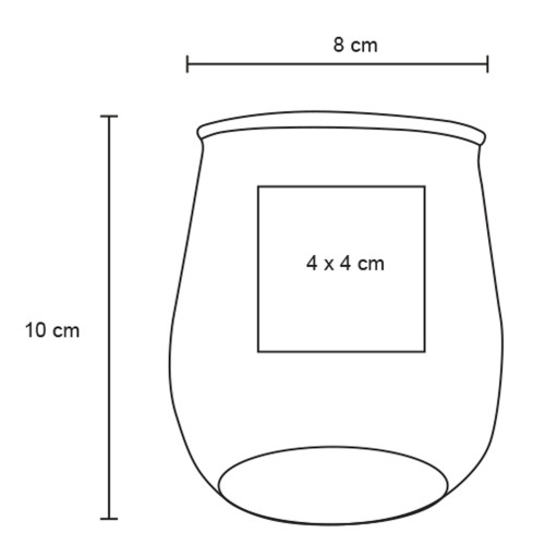 Vaso Bali Pastel T 133 PS AZUL (T133ps – pet / polipropileno – articulo promocional)