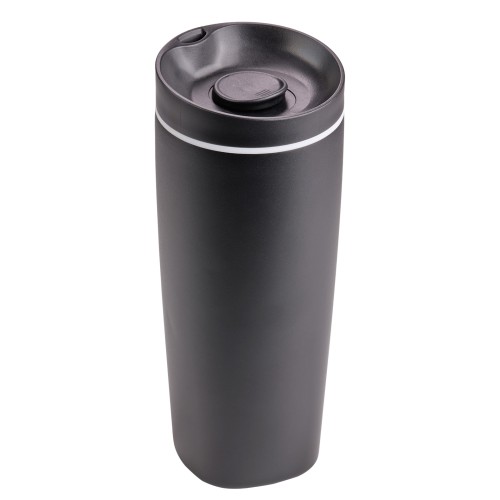 Termo Riki T 336 NEGRO (T336 – int acero inoxidable/ext acero inoxidable – articulo promocional)