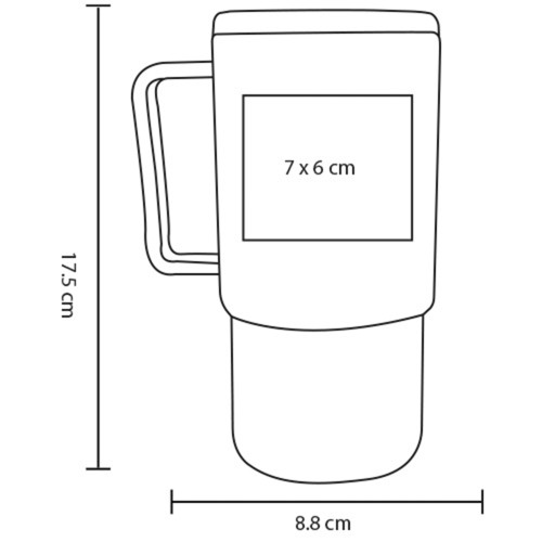 Termo Nemo T 338 ROSA (T338 – int acero inox/ext plastico – articulo promocional)