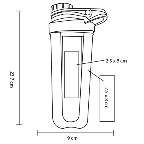 Cilindro Plastico Lee T 357 AZUL CLARO (T357 – polipropileno – articulo promocional)