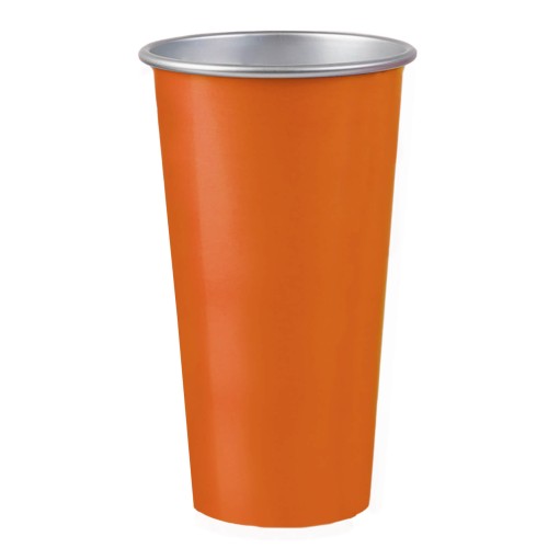 Vaso Croma T 296 NARANJA (T296 – aluminio – articulo promocional)