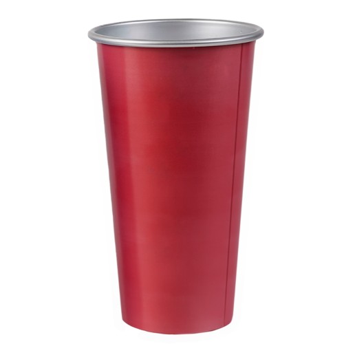 Vaso Croma T 296 ROJO (T296 – aluminio – articulo promocional)