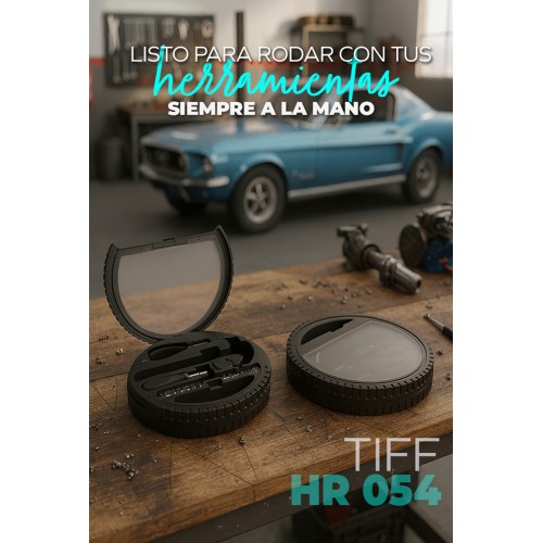 Herramienta Tiff HR 054 NEGRO (HR054 – plastico / metal – articulo promocional)