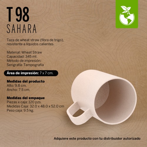 Eco Bebida Sahara T 98 (T98 – wheat straw – articulo promocional)