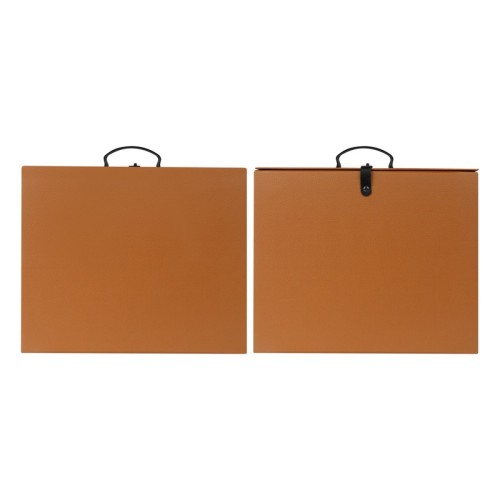 Accesorio Oficina Caja de Regalo Verne Cafe ACC 009 C Cafe (ACC009C – carton / curpiel – articulo promocional)