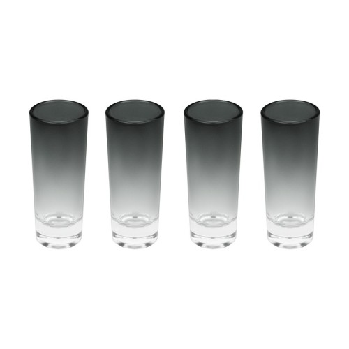 Set Set de Vasos Zaric BAR 045 N Negro (BAR045N – vidrio / madera – articulo promocional)
