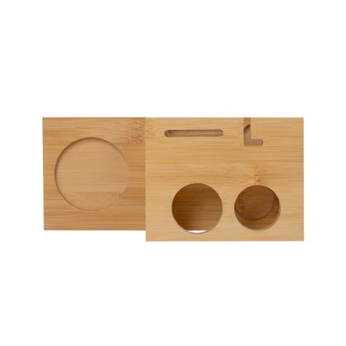 Set Set Shaker Korai BAR 051 S Plata (BAR051S – acero inoxidable / madera – articulo promocional)