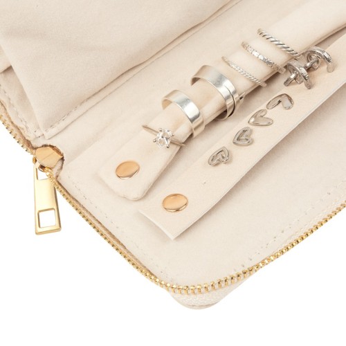 Accesorio Dama Alhajero de Viaje Niva Beige DAM 046 BE Beige (DAM046BE – pu / poliester – articulo promocional)