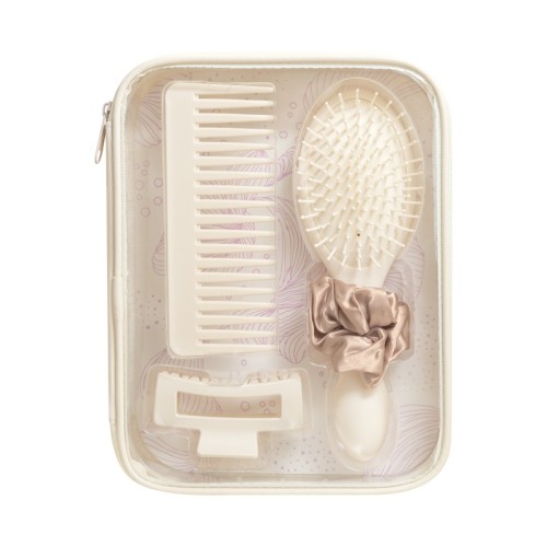 Brocha Maquillaje Set para Cabello Vlasy Beige DAM 071 BE Beige (DAM071BE – plastico / poliester / pvc – articulo promocional)