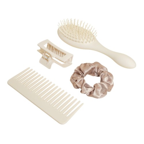 Brocha Maquillaje Set para Cabello Vlasy Beige DAM 071 BE Beige (DAM071BE – plastico / poliester / pvc – articulo promocional)