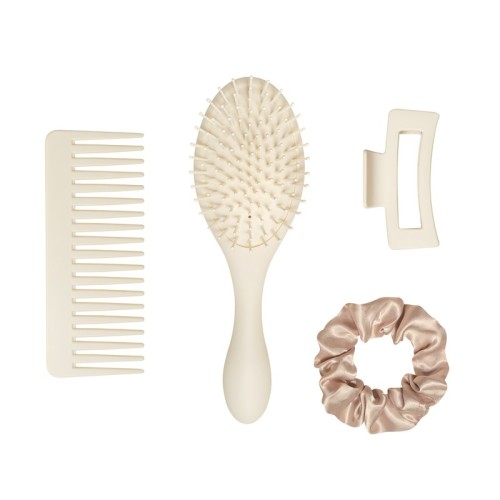 Brocha Maquillaje Set para Cabello Vlasy Beige DAM 071 BE Beige (DAM071BE – plastico / poliester / pvc – articulo promocional)