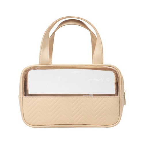 Accesorio Dama Neceser Isara Beige DAM 074 BE Beige (DAM074BE – pu / pvc / poliester – articulo promocional)