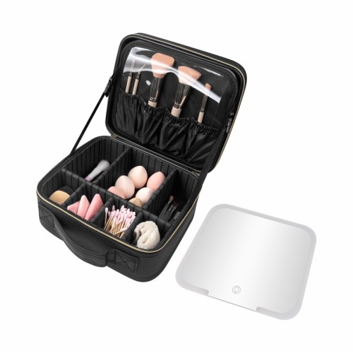 Cosmetiquera Cosmetiquera Kaelis DAM 078 N Negro (DAM078N – pu / poliester / pvc – articulo promocional)