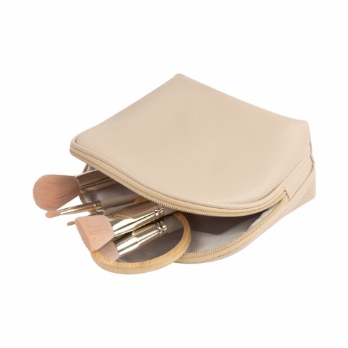 Cosmetiquera Cosmetiquera Lunvee Beige DAM 079 BE Beige (DAM079BE – curpiel – articulo promocional)