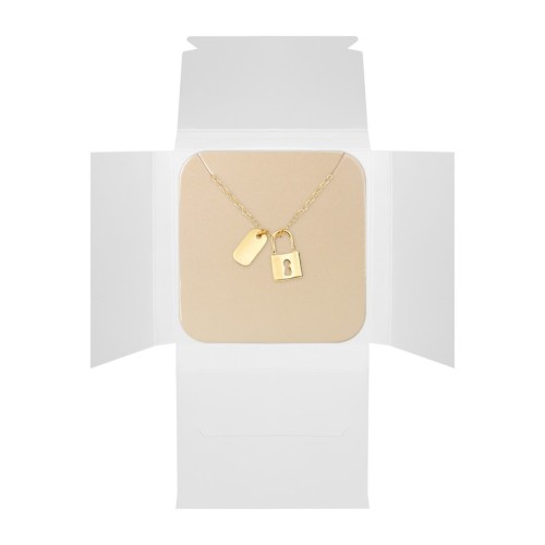 Joyeria Collar Lukko Dorado DAM 902 D Dorado (DAM902D – chapa de oro / laton / metal – articulo promocional)