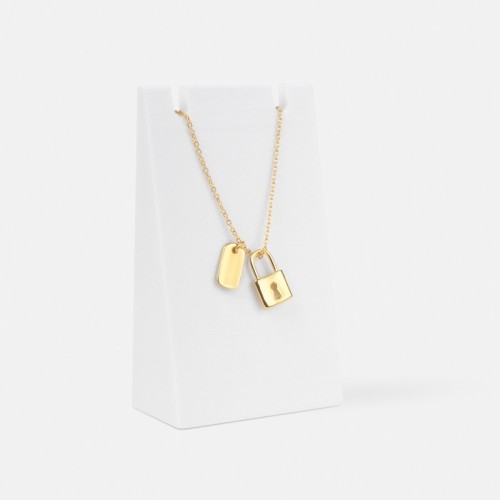 Joyeria Collar Lukko Dorado DAM 902 D Dorado (DAM902D – chapa de oro / laton / metal – articulo promocional)