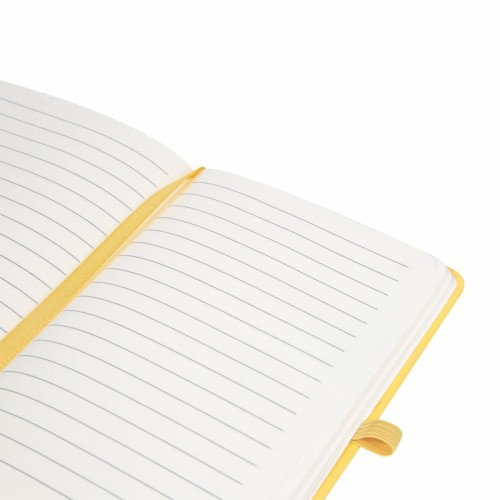Libreta Ejecutiva Libreta Suki Amarillo HL 9073 Y Amarillo (HL9073Y – curpiel / papel / aluminio – articulo promocional)