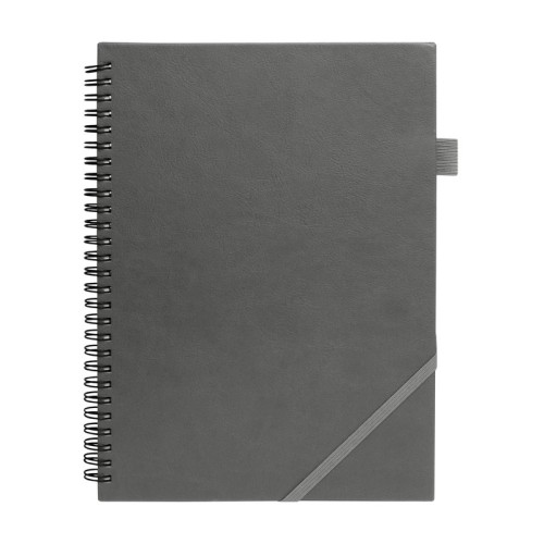 Libreta Ejecutiva Libreta Agendario Borges Gris HL 9076 G Gris (HL9076G – curpiel / papel – articulo promocional)
