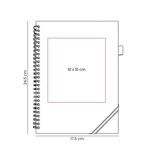 Libreta Ejecutiva Libreta Agendario Borges Gris HL 9076 G Gris (HL9076G – curpiel / papel – articulo promocional)