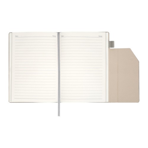 Libreta Ejecutiva Libreta Katika Gris HL 9101 G Gris (HL9101G – curpiel / papel – articulo promocional)
