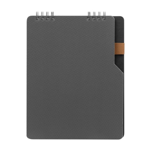 Libreta Ejecutiva Libreta Lembani Gris HL 9102 G Gris (HL9102G – curpiel / papel – articulo promocional)