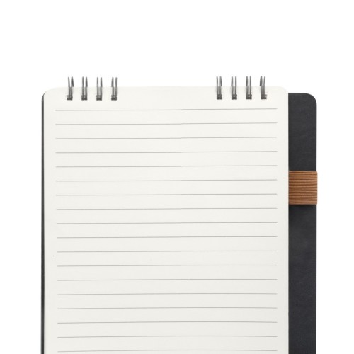 Libreta Ejecutiva Libreta Lembani Gris HL 9102 G Gris (HL9102G – curpiel / papel – articulo promocional)