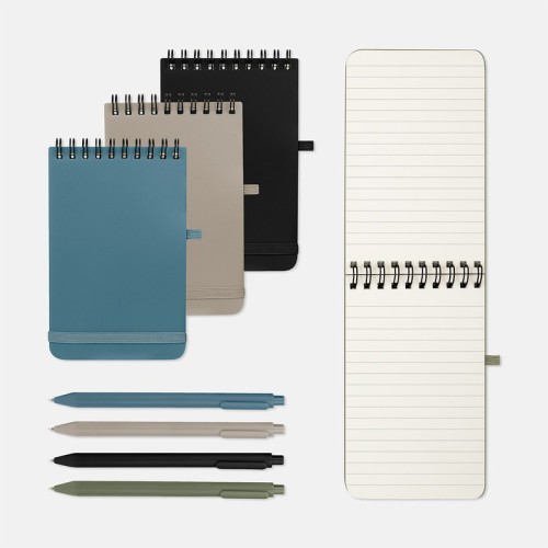 Libreta Ejecutiva Libreta Wenig Gris HL 9103 G Gris (HL9103G – plastico / papel – articulo promocional)