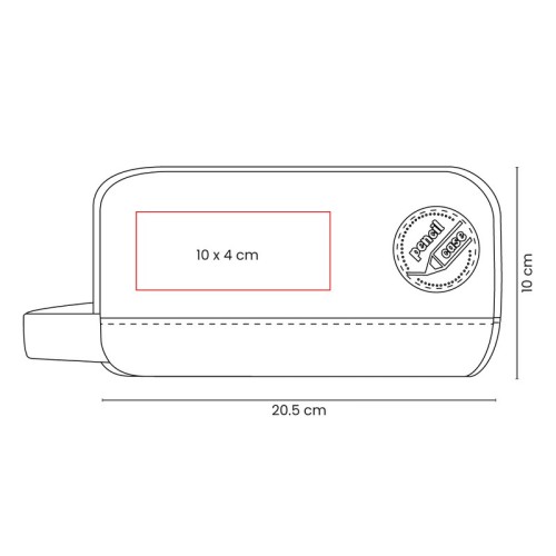 Escolares Estuche Escolar Skolai Morado INF 630 M Morado (INF630M – poliester – articulo promocional)