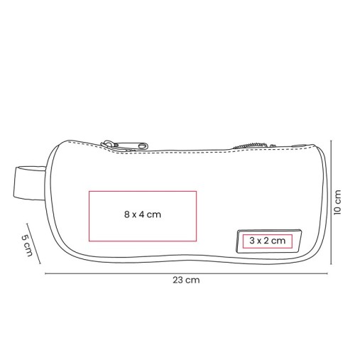 Escolares Estuche Geval Azul INF 634 A Azul (INF634A – pu / metal – articulo promocional)
