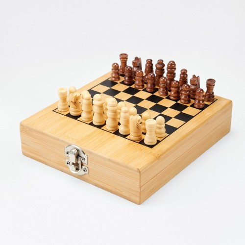 Juegos Ajedrez Hako Beige JM 015 BE Beige (JM015BE – bambu – articulo promocional)