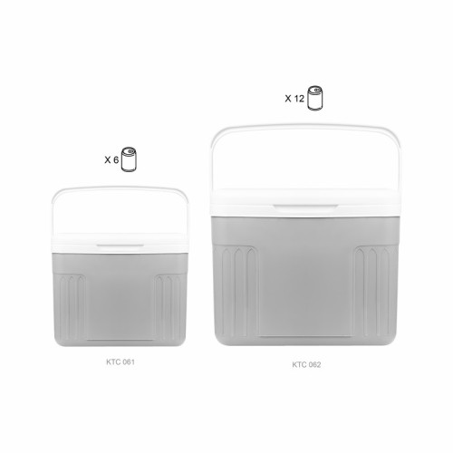 Hielera Mini Hielera Brixton Gris KTC 061 G Gris (KTC061G – plastico – articulo promocional)