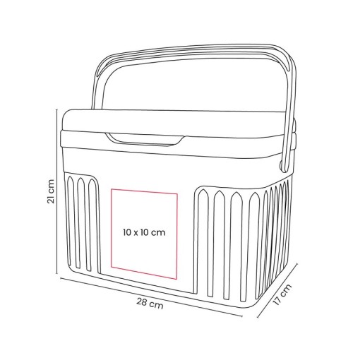 Hielera Mini Hielera Brixton Azul KTC 061 A Azul (KTC061A – plastico – articulo promocional)