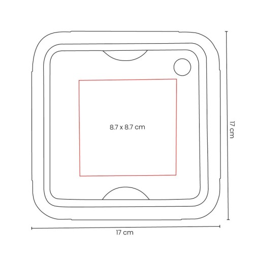 Portaviandas Portaviandas Dimitar Azul KTC 616 A Azul (KTC616A – plastico – articulo promocional)
