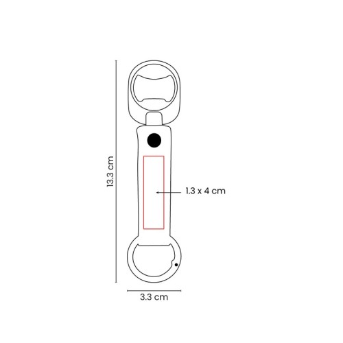 Llavero Multifuncional Llavero Clea Negro M 7475 N Negro (M7475N – metal / curpiel – articulo promocional)
