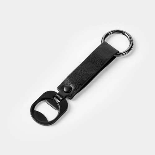 Llavero Multifuncional Llavero Clea Negro M 7475 N Negro (M7475N – metal / curpiel – articulo promocional)