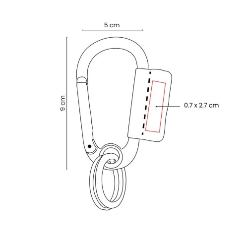 Llavero Multifuncional Llavero Drave Cafe M 7476 C Cafe (M7476C – metal / curpiel – articulo promocional)