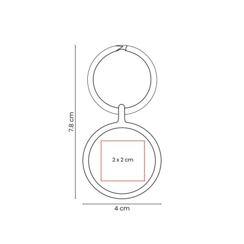 Llavero Metalico Llavero Yaren Azul M 7479 A Azul (M7479A – metal – articulo promocional)