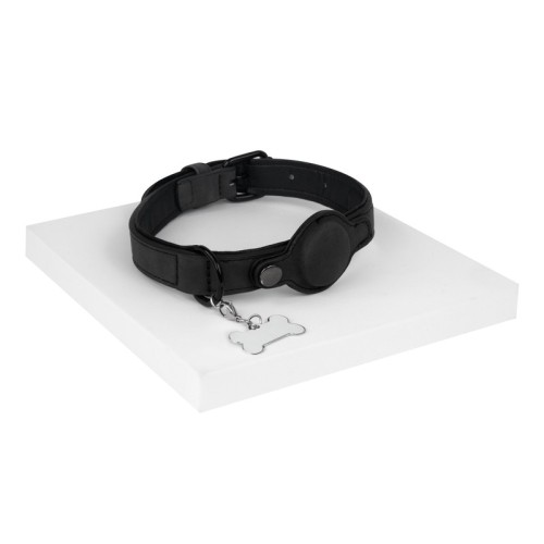 Mascotas Collar para Mascota Nava Negro PET 011 N Negro (PET011N – pu / metal – articulo promocional)